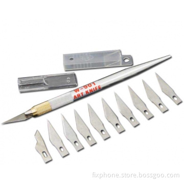 Stainless Steel Graver Cell Phone Repair Carving Tool With Blades